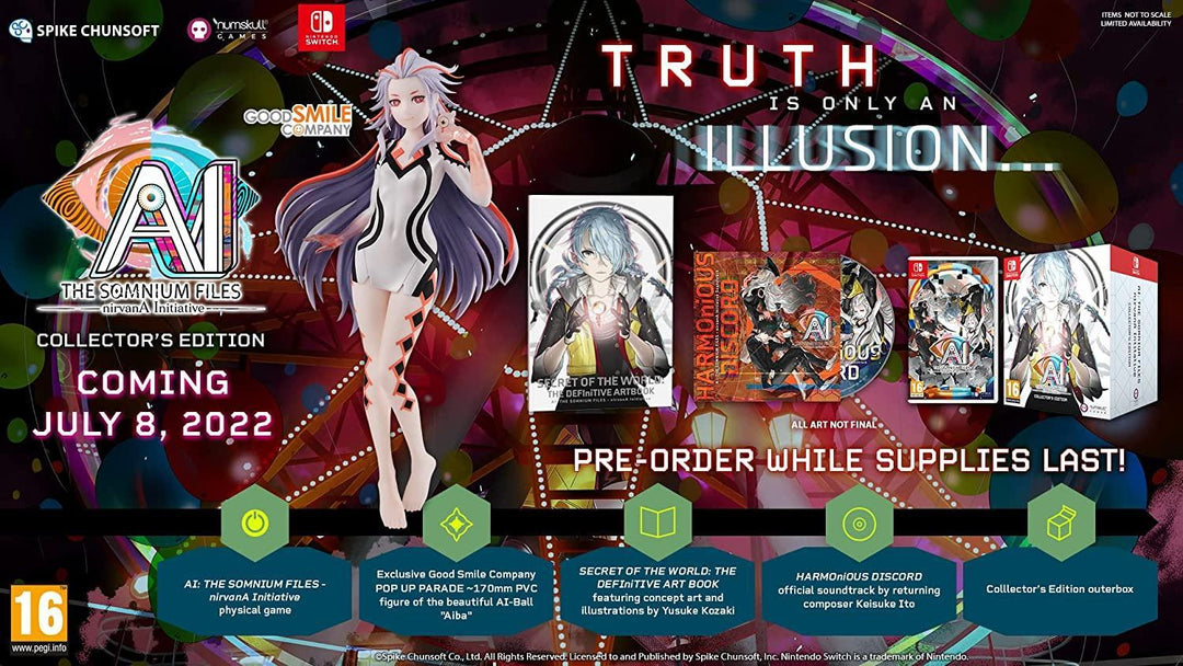 AI The Somnium Files nirvanA Initiative Collector's Edition - Nintendo Switch - GD Games 