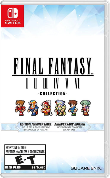 Nintendo Switch Final Fantasy I-VI Pixel Remaster Switch Final Fantasy I-VI Collection Anniversary Edition - Nintendo