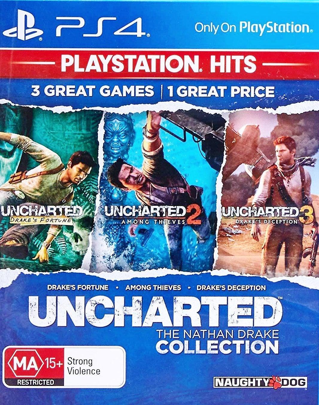 Uncharted The Nathan Drake Collection 4 PS4 / – GD /Playstation Games