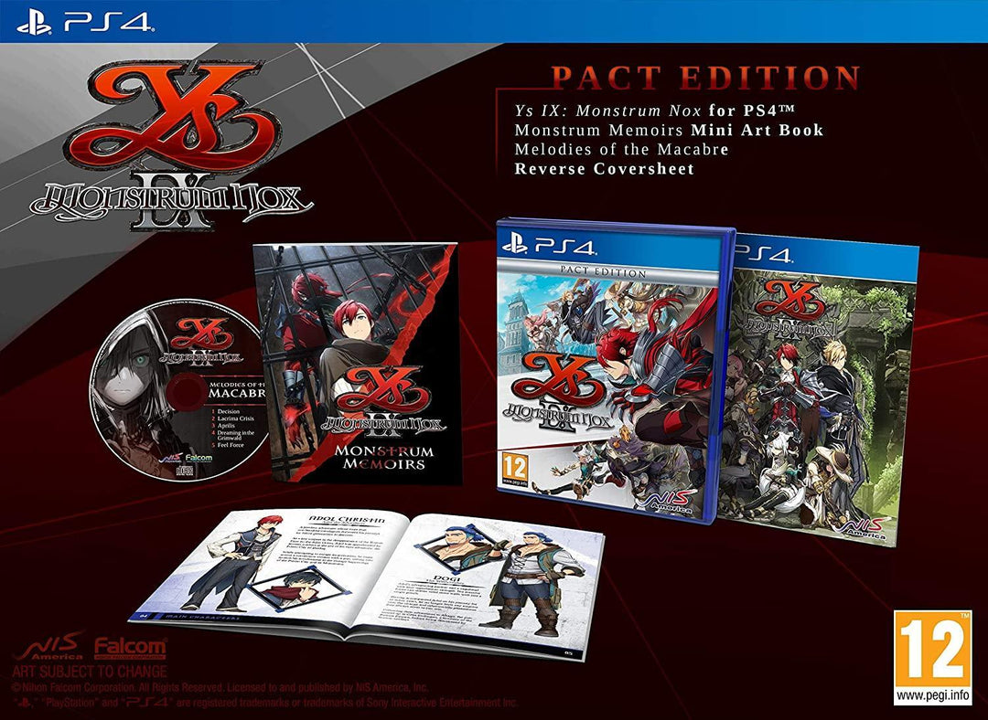 Ys IX: Monstrum Nox PACT Edition / PS4 / Playstation 4 - GD Games 