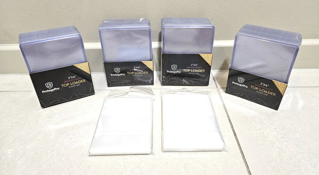 100x 35pt Toploaders + 200 Penny Sleeves Card Protector - Pokemon TCG - GD Games 