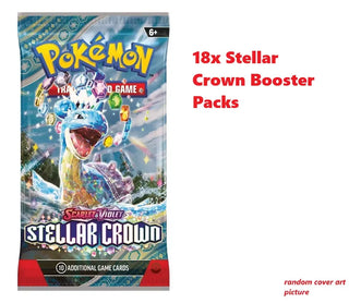 18x Stella Crown Booster Packs - Pokemon TCG