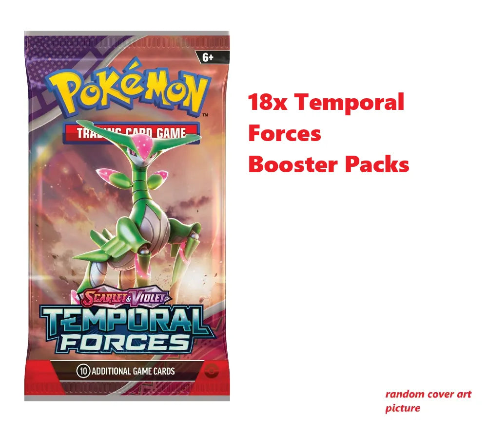 18x Temporal Forces Booster Packs - Pokemon TCG - GD Games 