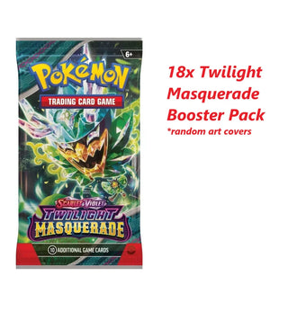 18x Twilight Masquerade Booster Packs - Pokemon TCG