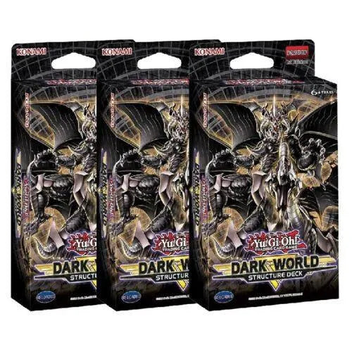 3x Dark World Structure Deck - Yugioh TCG - GD Games 
