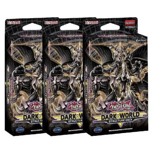 3x Dark World Structure Deck - Yugioh TCG - GD Games