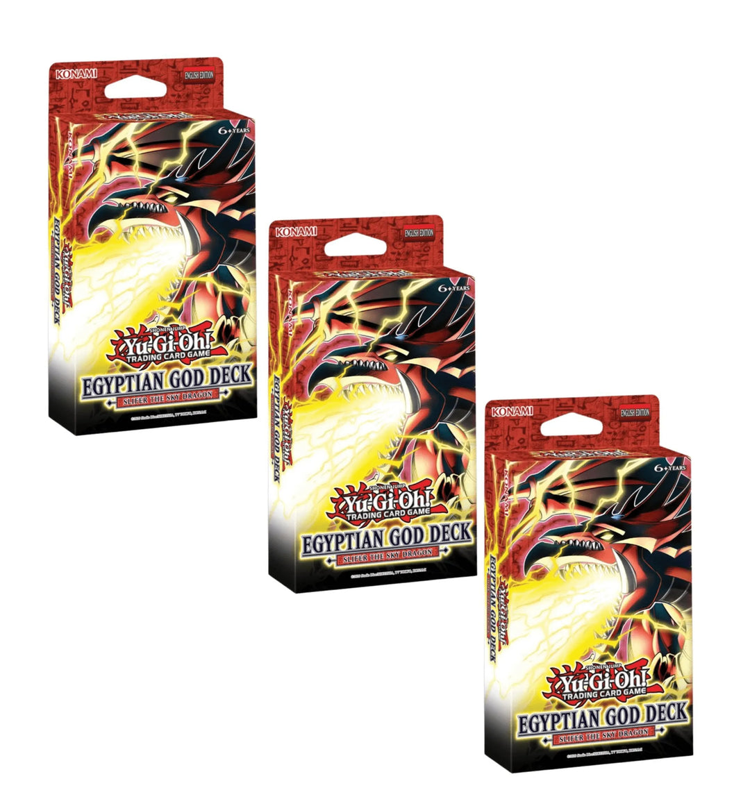 3x Egyptian God Deck: Slifer the Sky Dragon - Yugioh TCG - GD Games 