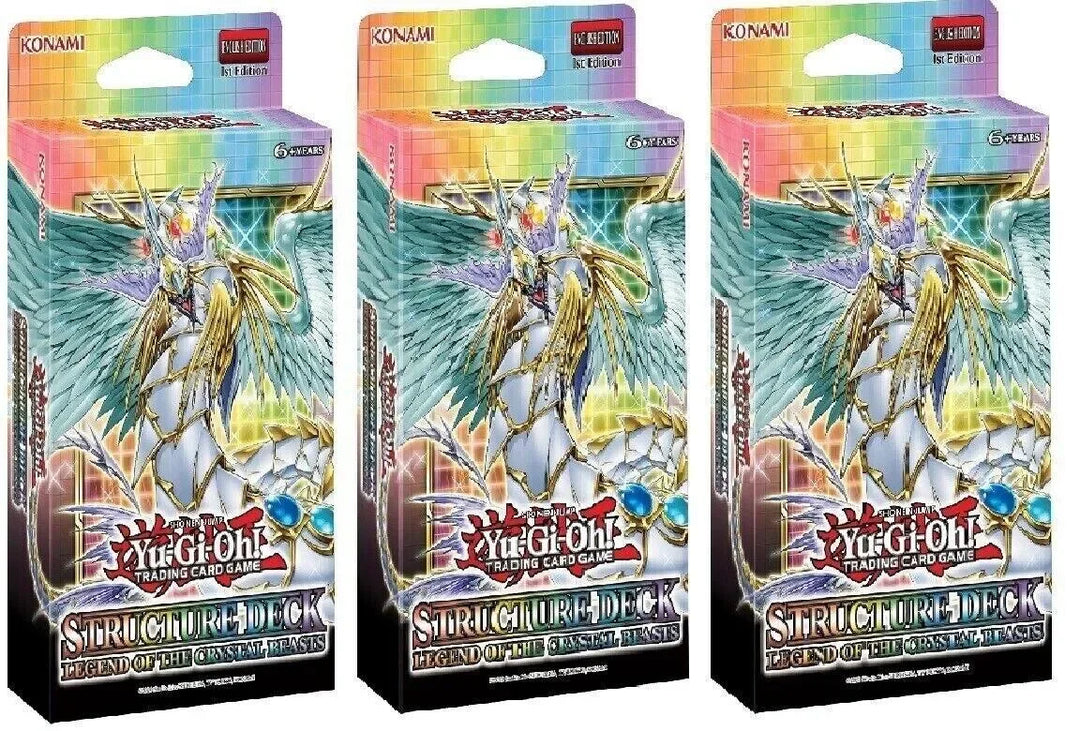 3x Legend of the Crystal Beasts - Yugioh TCG - GD Games