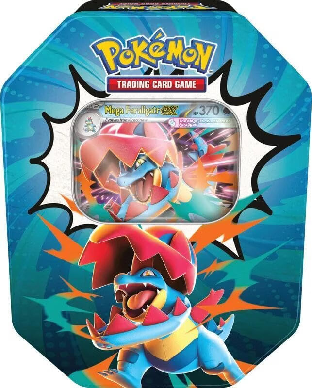 Ascended Heroes Tin (Mega Feraligatr ex) - Pokemon TCG