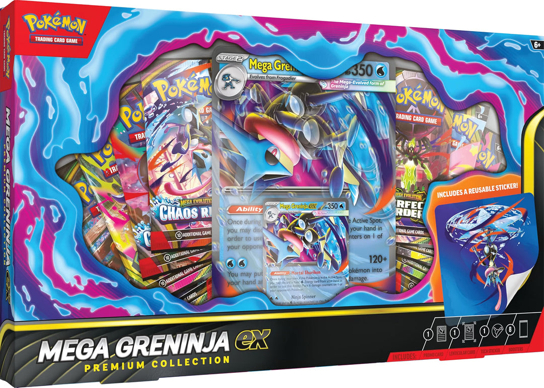 Mega Greninja ex Premium Collection Box - Pokemon TCG