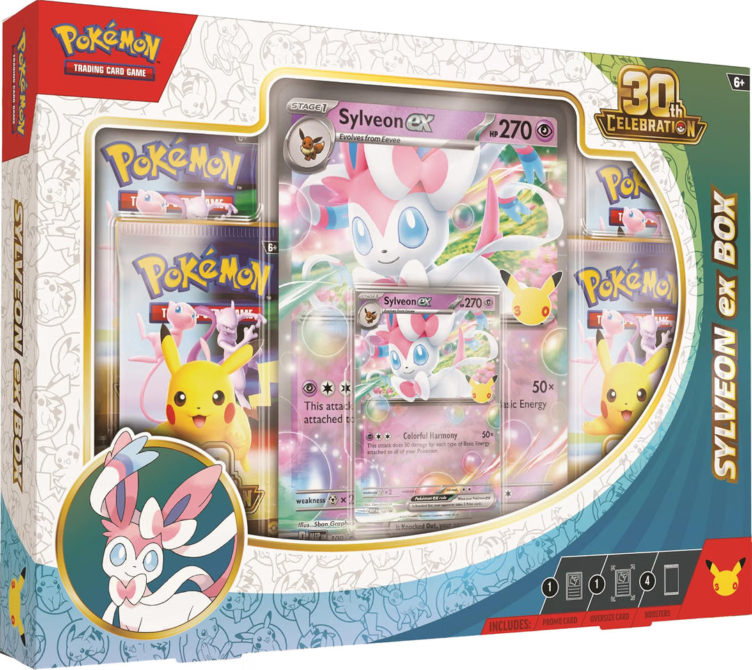 Pokemon 30th Celebration Sylveon ex Box - Pokemon TCG