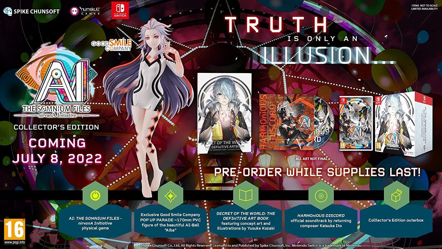 AI The Somnium Files nirvanA Initiative Collector's Edition - Nintendo Switch - GD Games 