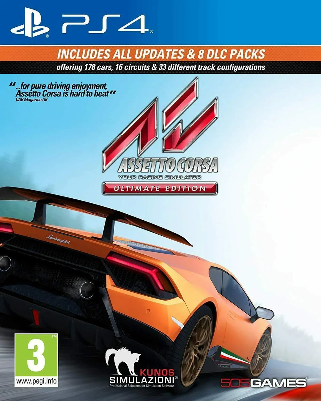 Assetto Corsa: Ultimate Edition / PS4 / Playstation 4 - GD Games