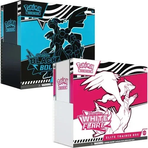 Black Bolt and White Flare Elite Trainer Box - Pokemon TCG - GD Games 
