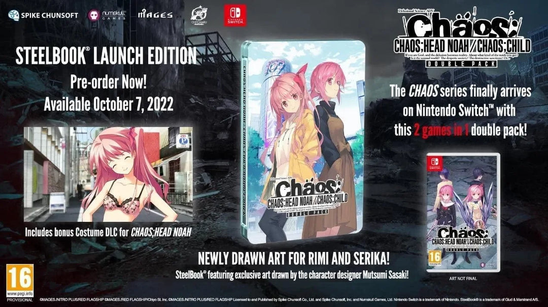 Chaos Head Noah / Chaos Child Double Pack - Nintendo Switch - GD Games
