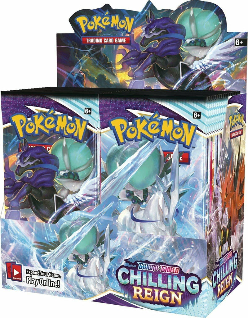 Chilling Reign Booster Box (36 Packs) - Pokemon TCG - GD Games 