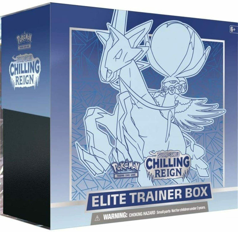 Chilling Reign Elite Trainer Box - Ice Rider Calyrex - Pokemon TCG - GD Games 