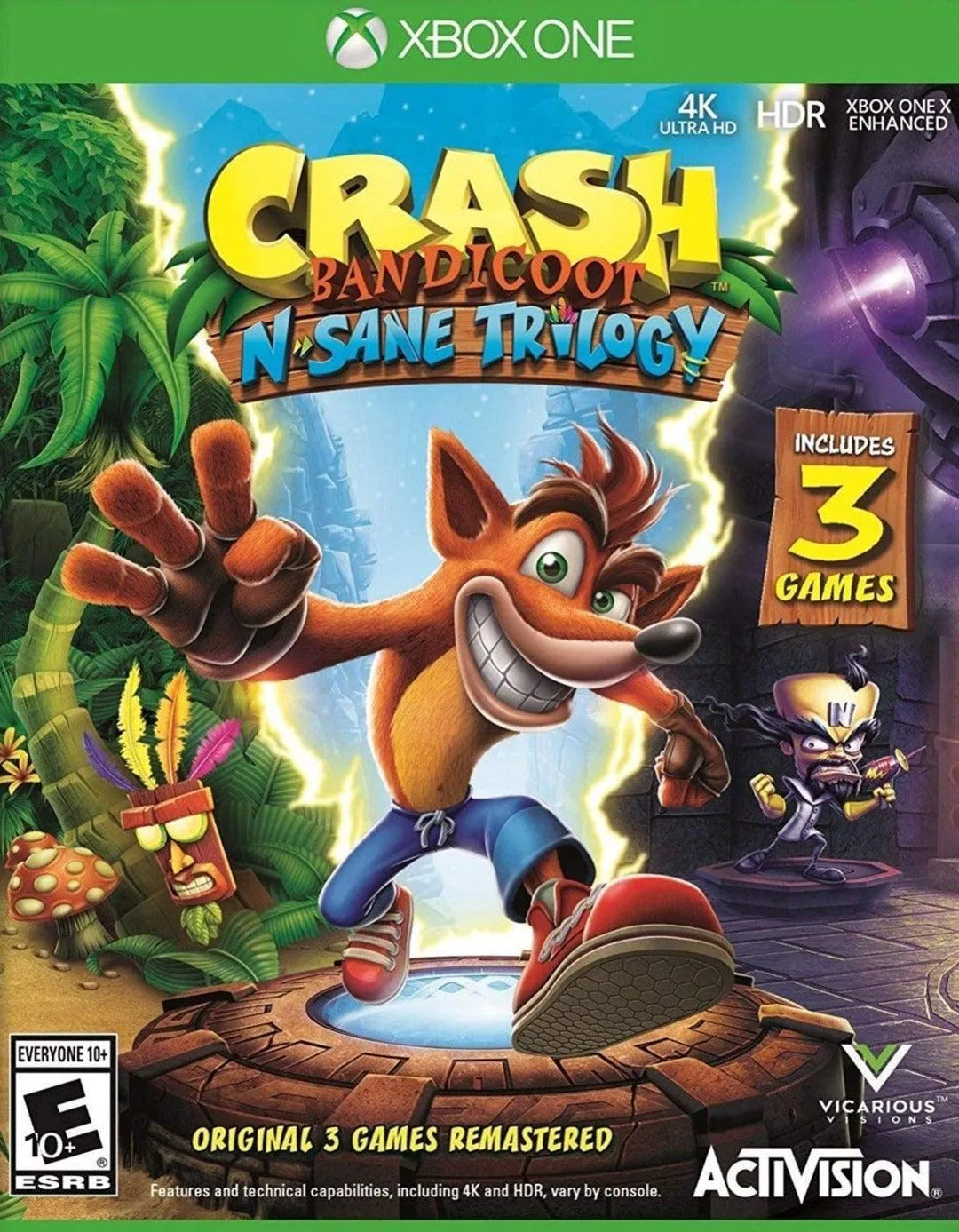Crash Bandicoot N.Sane Trilogy - Xbox One - GD Games 