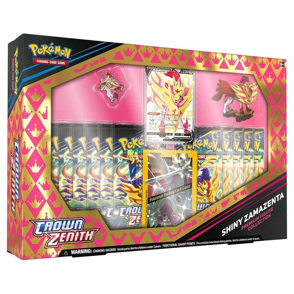 Crown Zenith Shiny Zamazenta Figure Box - Pokemon TCG - GD Games 