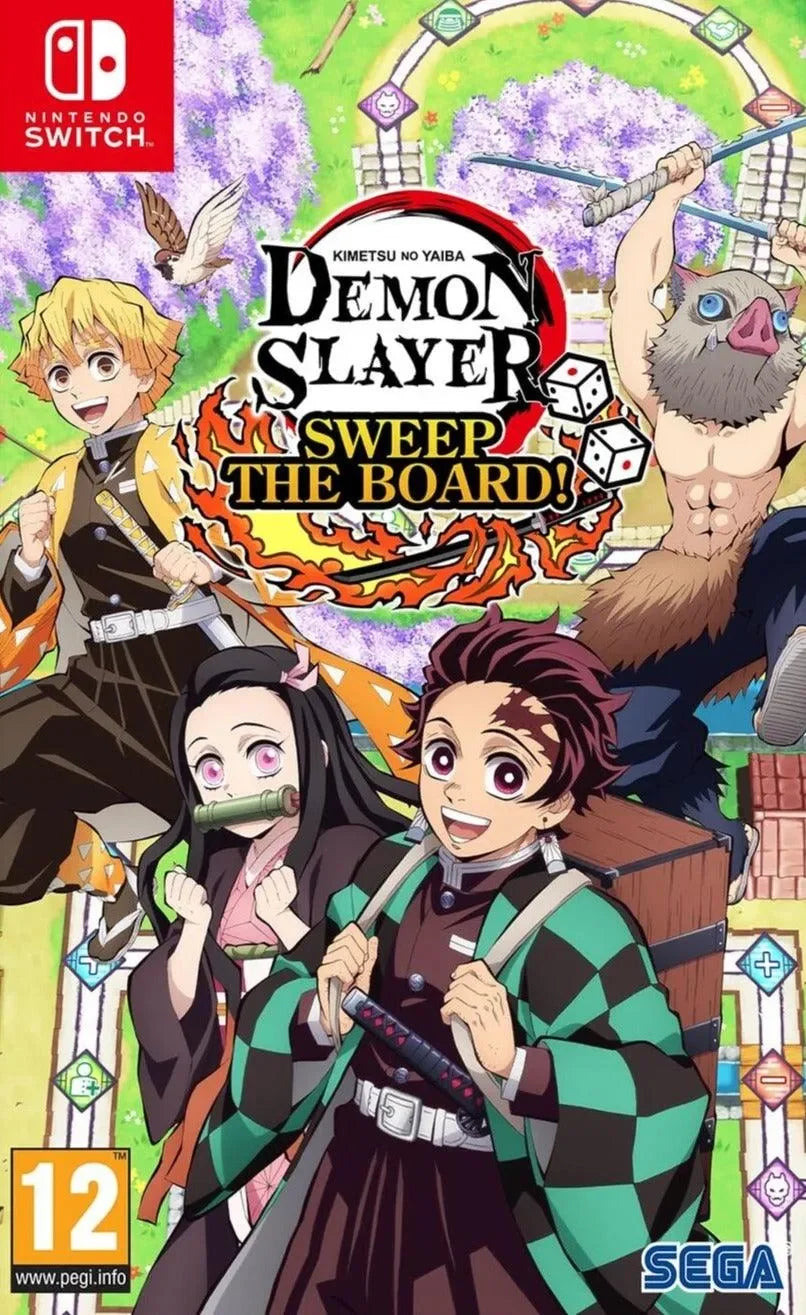 Demon Slayer - Kimetsu no Yaiba: Sweep the Board! - Nintendo Switch - GD Games