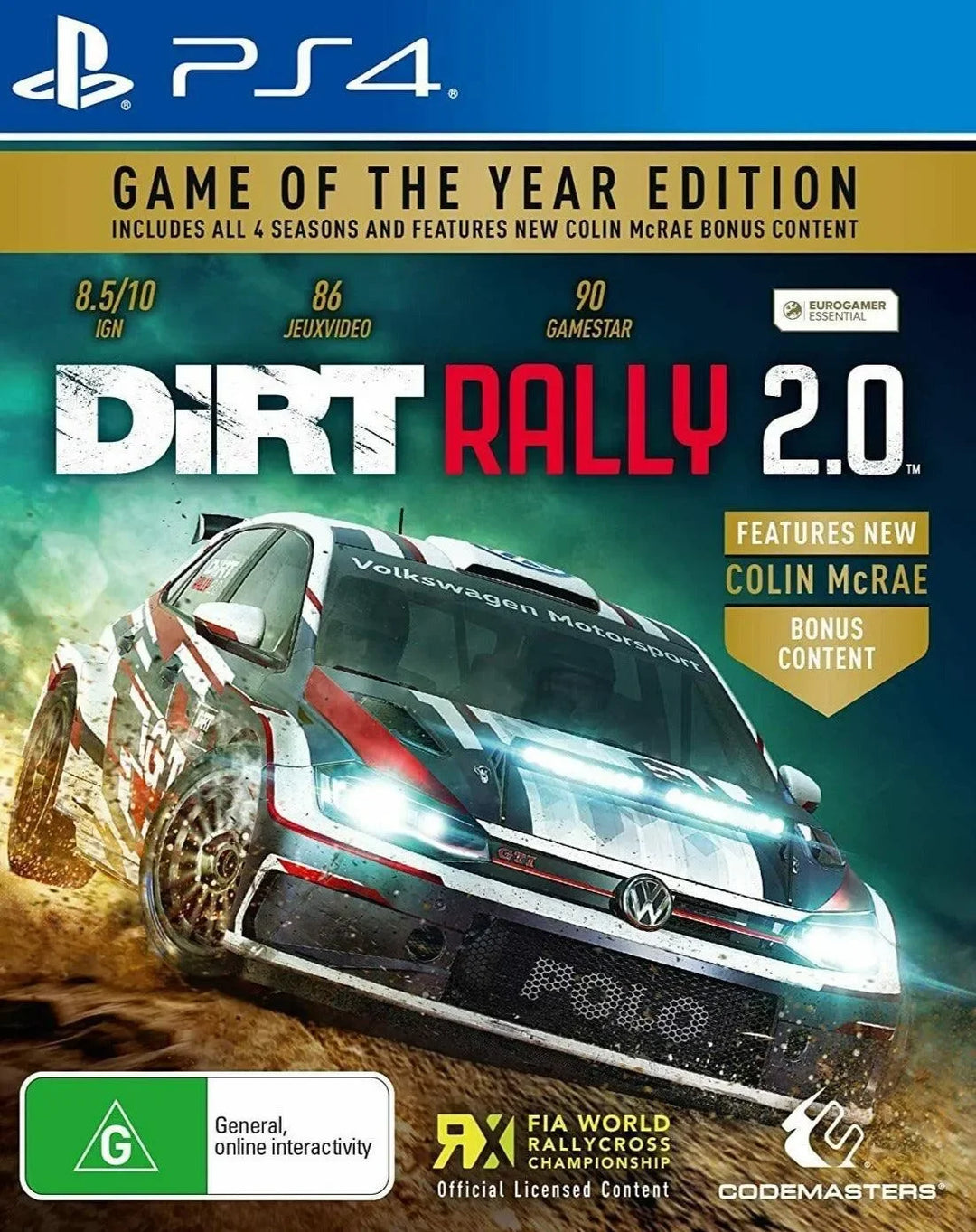 Dirt Rally 2.0 Game of The  Year - Playstation 4 - GD Games