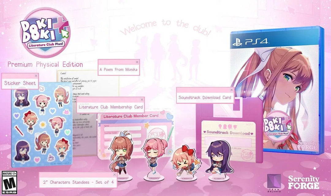 Doki Doki Literature Club Plus! Premium / PS4 / Playstation 4 - GD Games