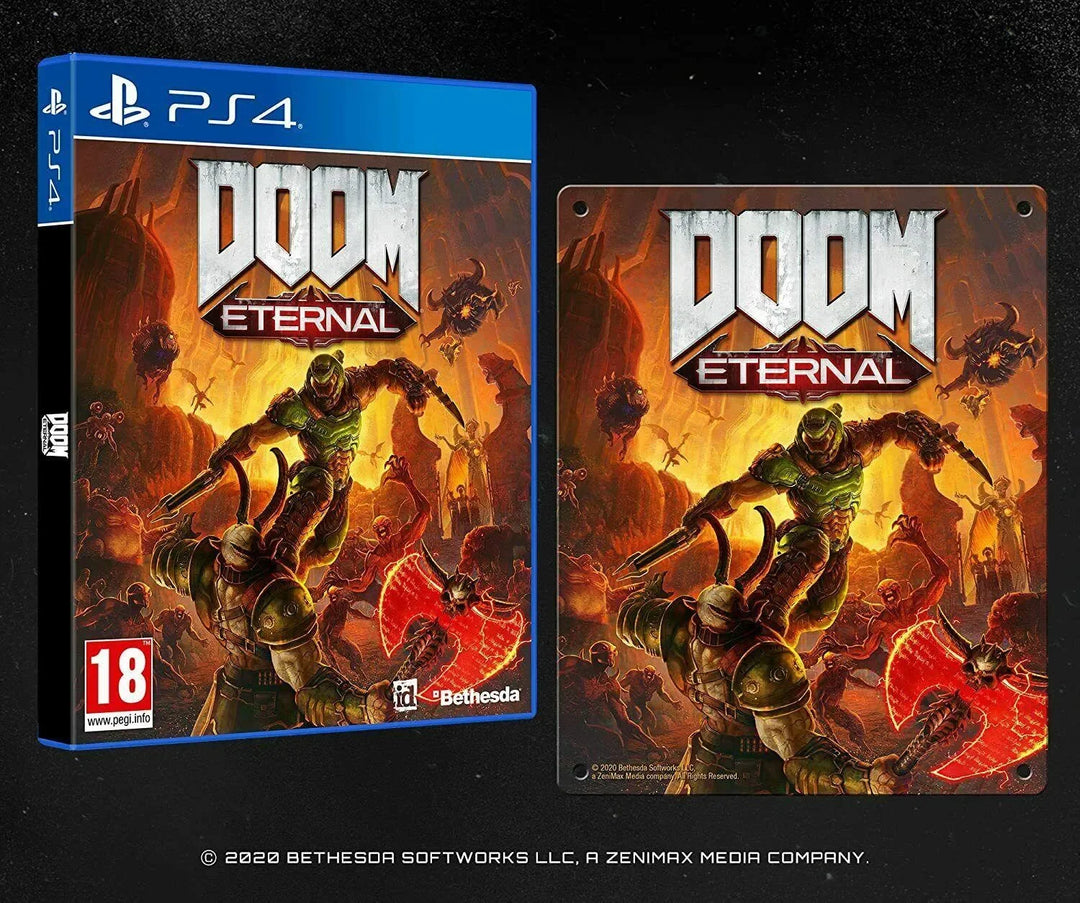 Doom Eternal (with Steel Poster) - Playstation 4 - GD Games