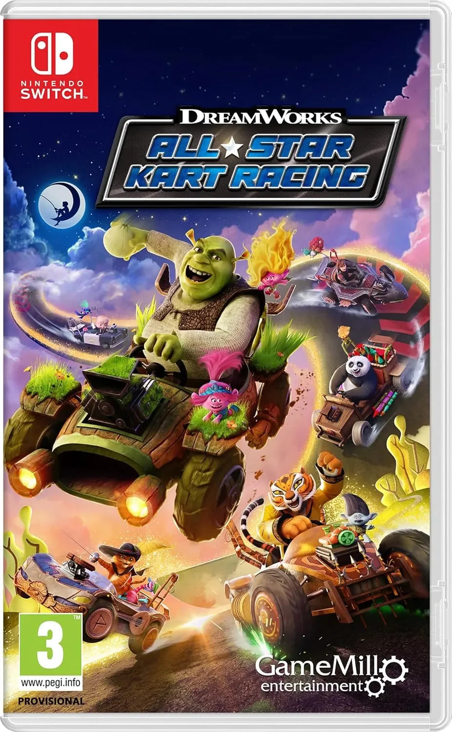 DreamWorks All-Star Kart Racing (cartridge) - Nintendo Switch - GD Games