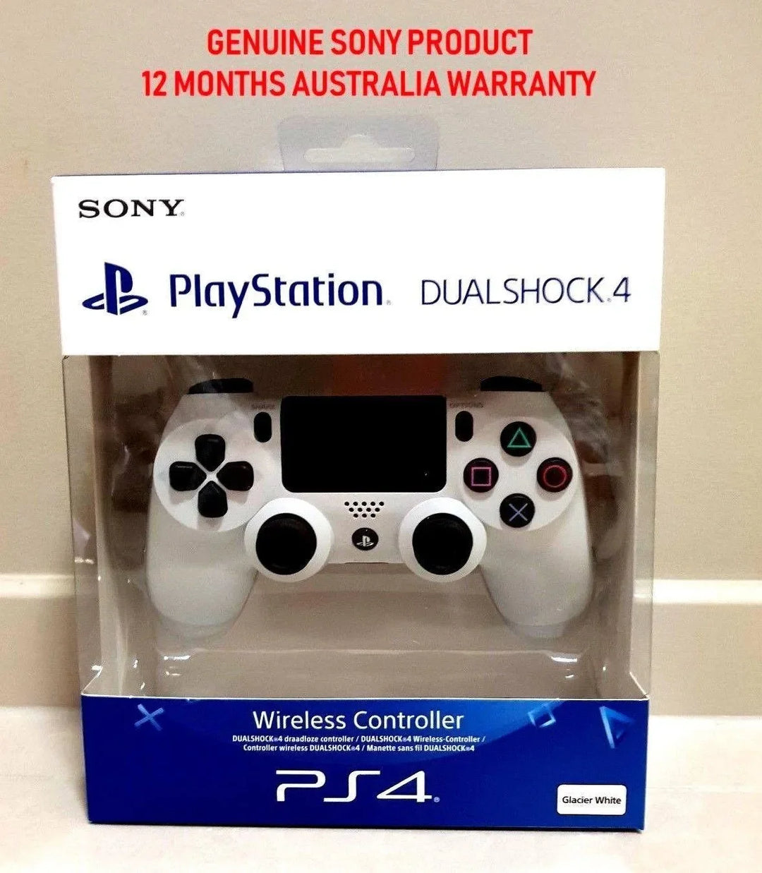 Dualshock Controller Jet White v2 - Playstation 4 - GD Games