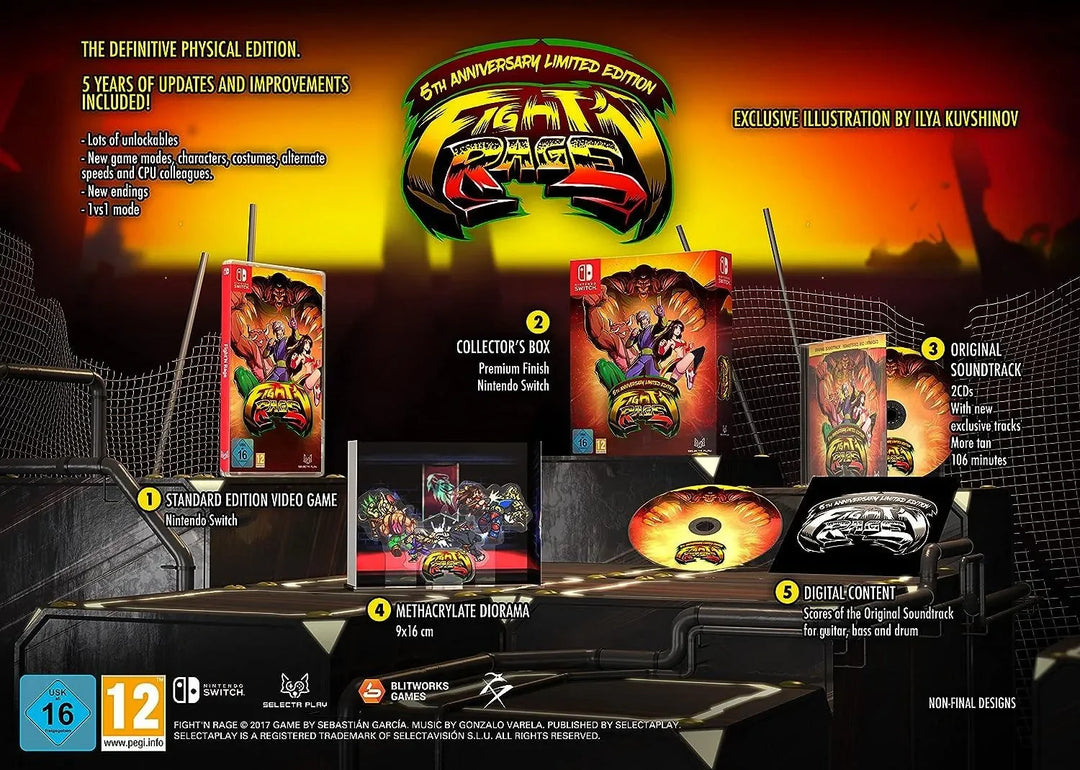 Fight'N Rage: 5th Anniversary Limited Edition - Nintendo Switch - GD Games