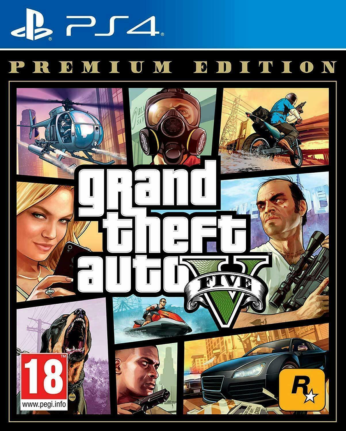 Grand Theft Auto V GTA V Premium Edition / PS4 / Playstation 4 - GD Games 