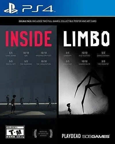 INSIDE and LIMBO Double Pack - Playstation 4 - GD Games