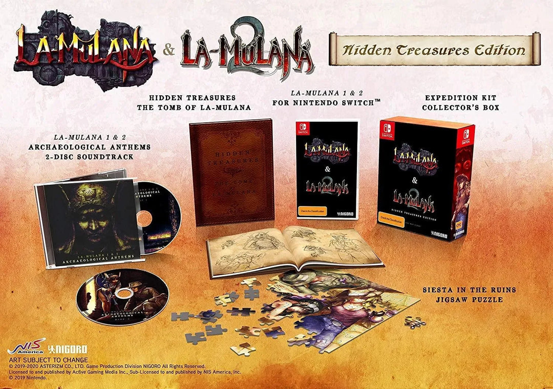 LA-MULANA 1 & 2: Hidden Treasures Edition - Nintendo Switch - GD Games