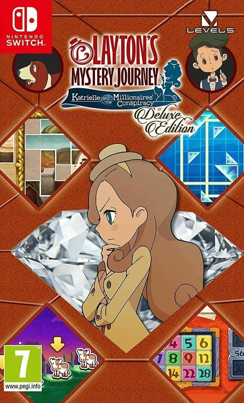 Layton's Mystery Journey: Katrielle The Millionaires Conspiracy Deluxe Edition - Nintendo Switch - GD Games 