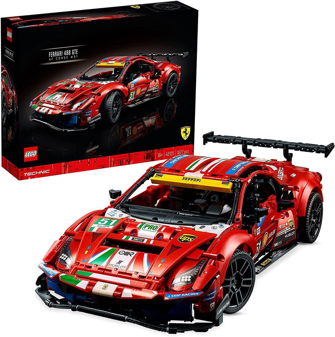 LEGO Technic 42125 Ferrari 488 GTE "AF Corse 51" - GD Games 