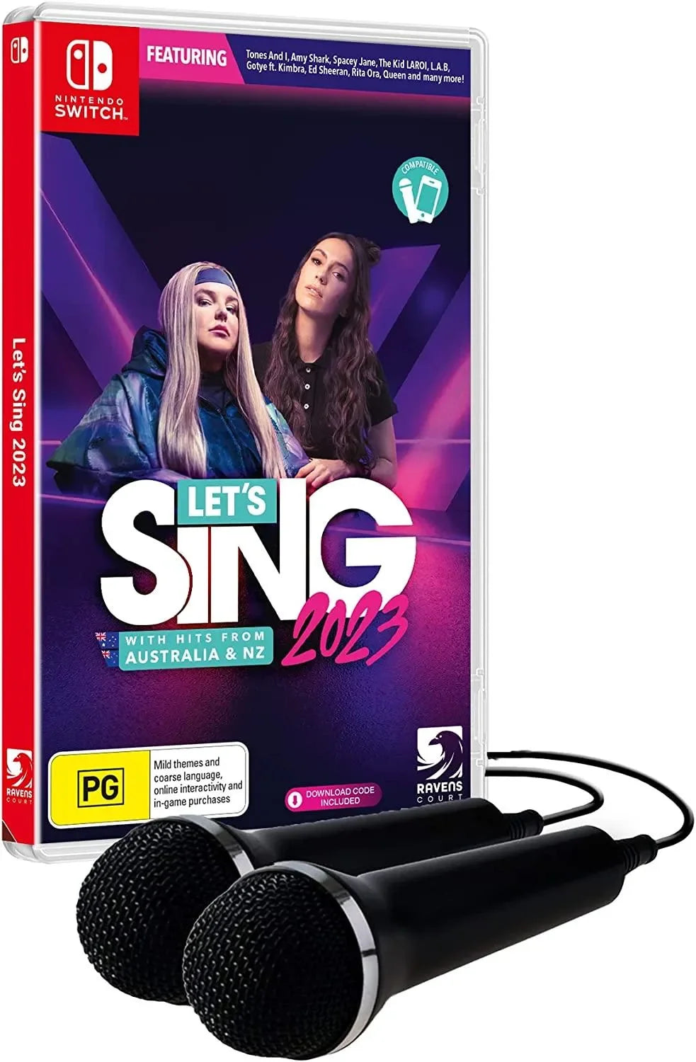 Let's Sing 2023 with 2 Mic - Nintendo Switch - GD Games