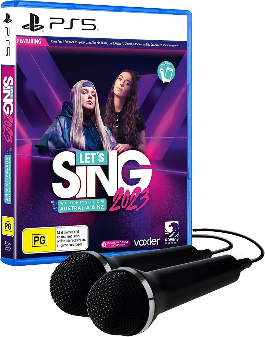 Let's Sing 2023 with 2 Mic - Playstation 5 - GD Games
