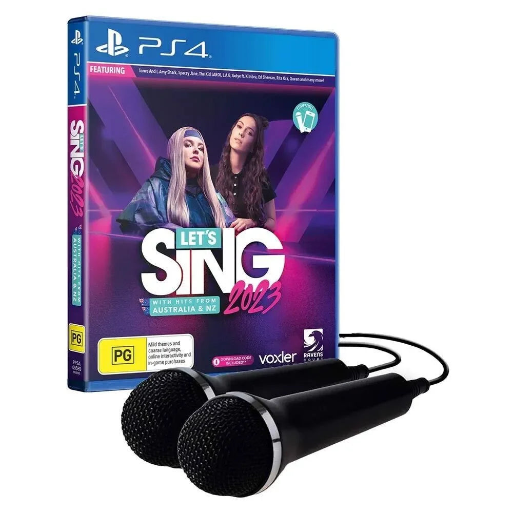 Let's Sing 2023 with 2 Mic / PS4 / Playstation 4 - GD Games