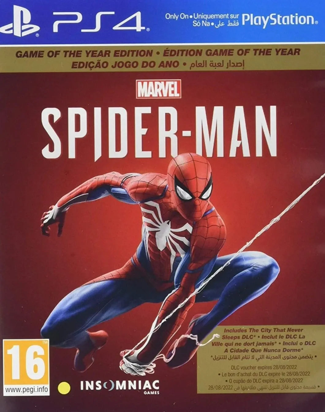 Marvel Spiderman Game of The Year Edition / PS4 / Playstation 4 - GD Games