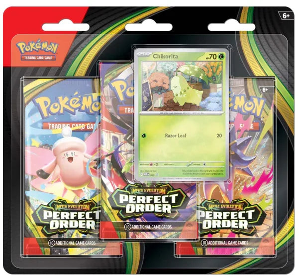 Mega Evolution Perfect Order 3-Booster Blister - Pokemon TCG - GD Games