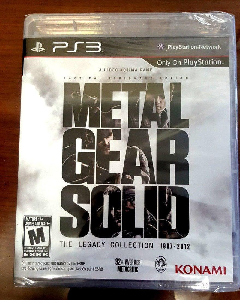 Metal Gear Solid The Legacy Collection - Playstation 3 - GD Games 