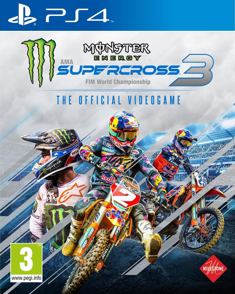 Monster Energy Supercross 3 - The Official Videogame - Playstation 4 - GD Games 