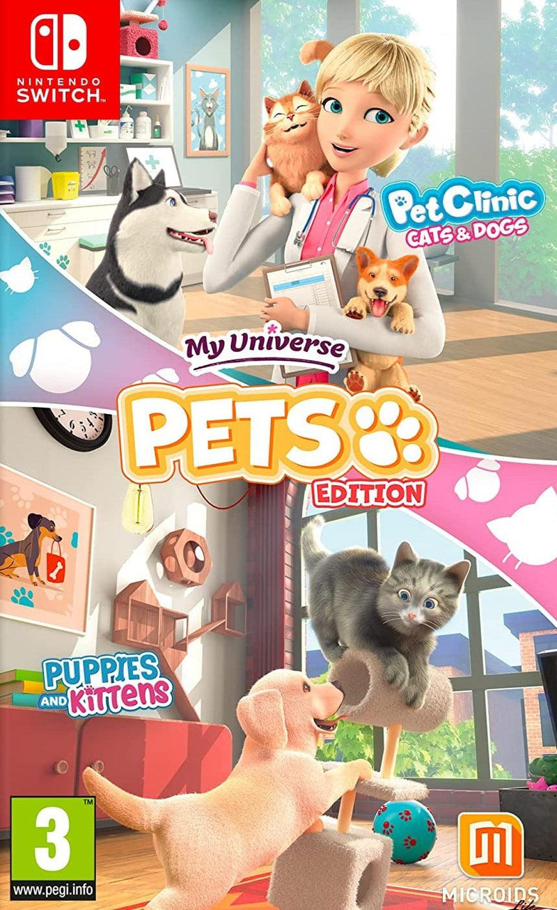 My Universe - Pets Edition: Puppies and Kittens + Pet Clinic Cats - Nintendo Switch - GD Games 