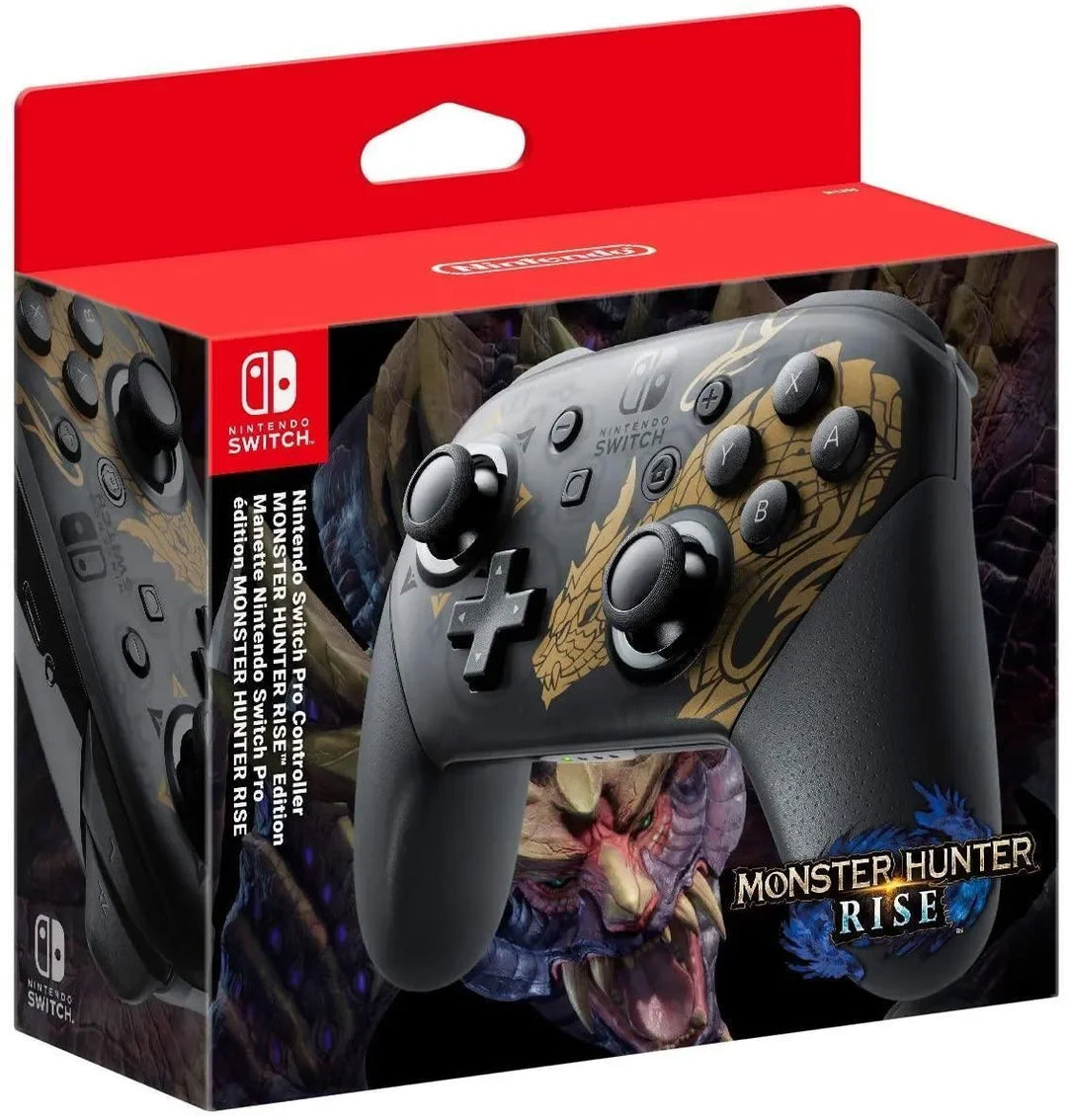 Nintendo Switch Pro Controller Monster Hunter Rise Edition - GD Games