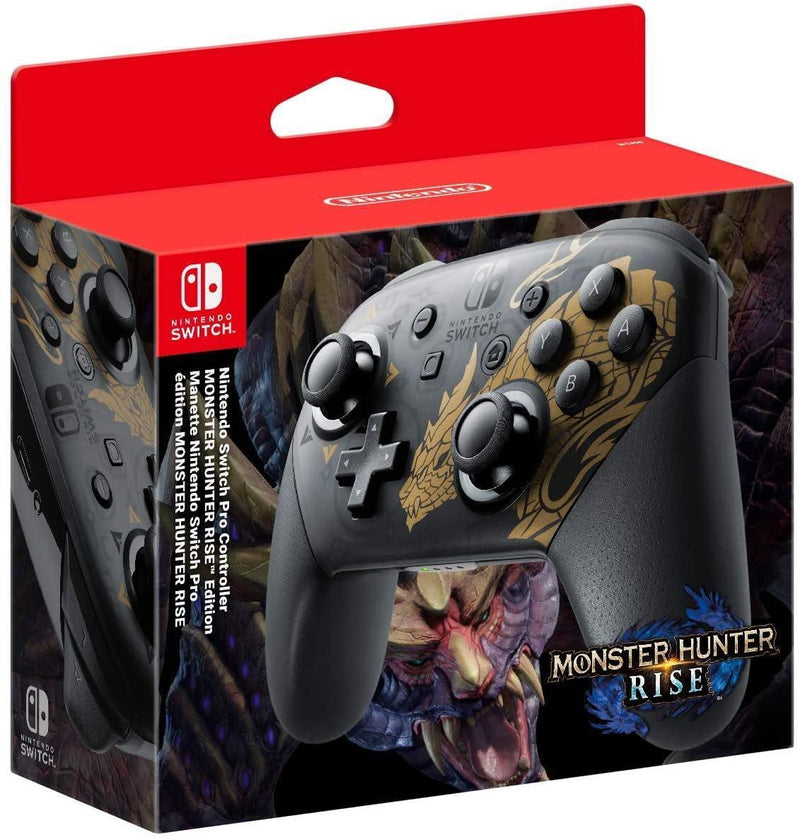 Nintendo Switch Pro Controller Monster Hunter Rise Edition - GD Games 