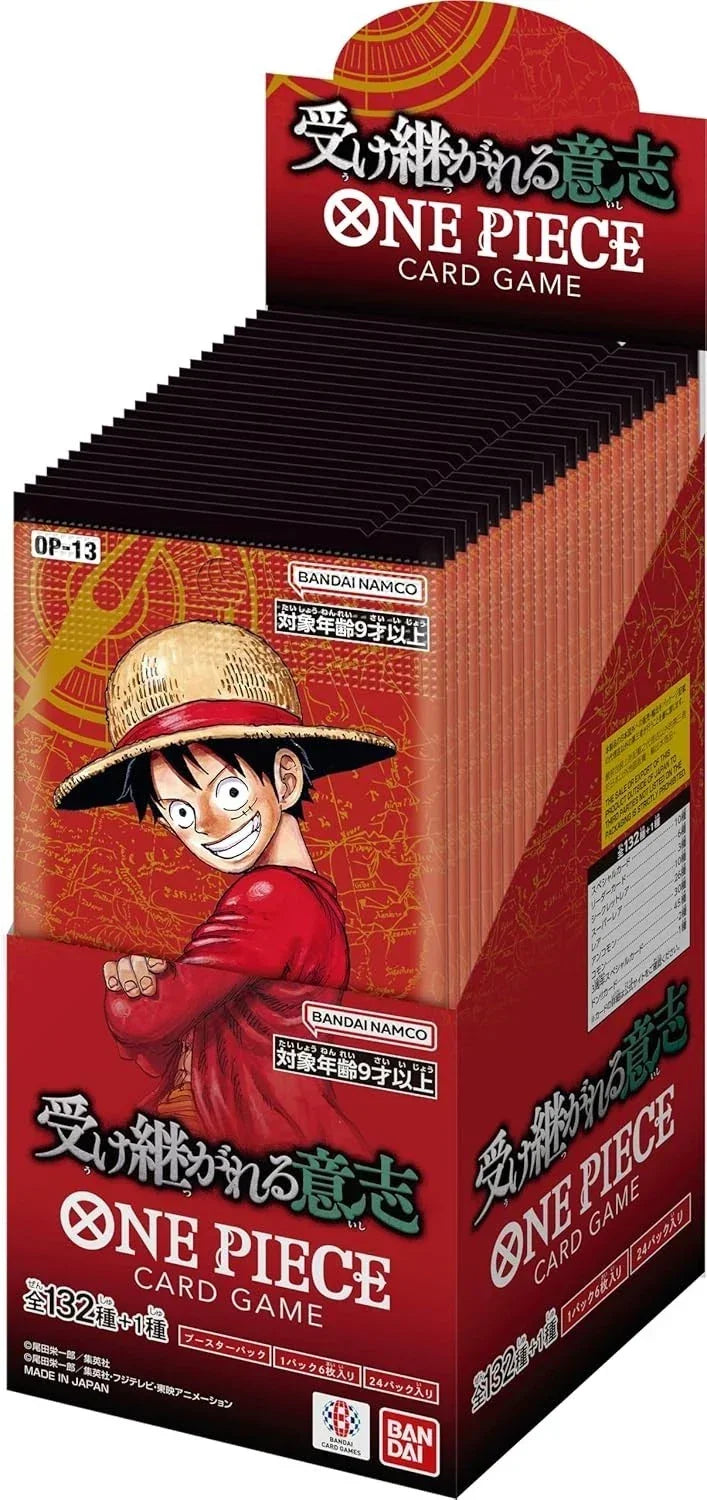 OP-13 Inherited Will Booster Box - Japanese One Piece TCG - GD Games