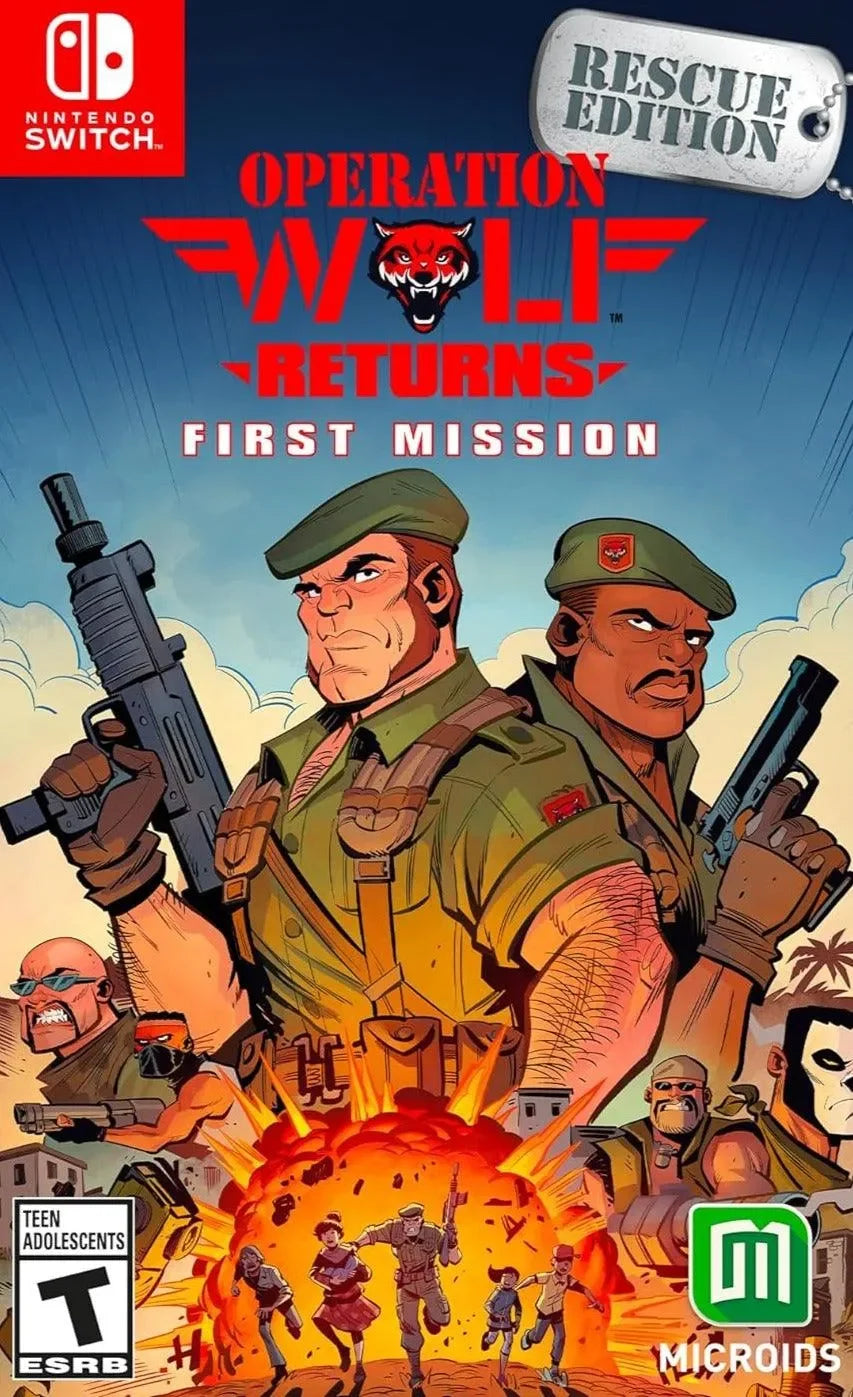 Operation Wolf Returns: First Mission - Rescue Edition - Nintendo Switch - GD Games