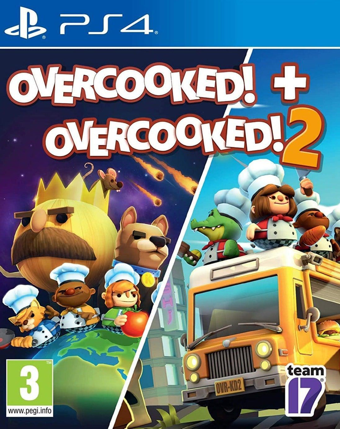 Overcooked! + Overcooked! 2 / PS4 / Playstation 4 - GD Games 