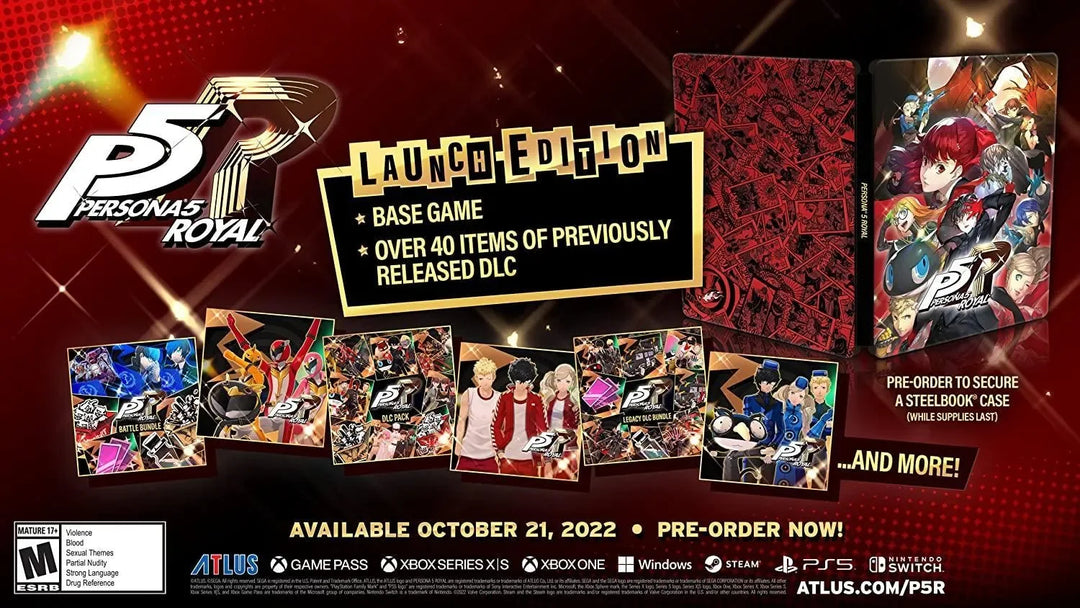 Persona 5 Royal SteelBook Edition / PS5 / Playstation 5 - GD Games
