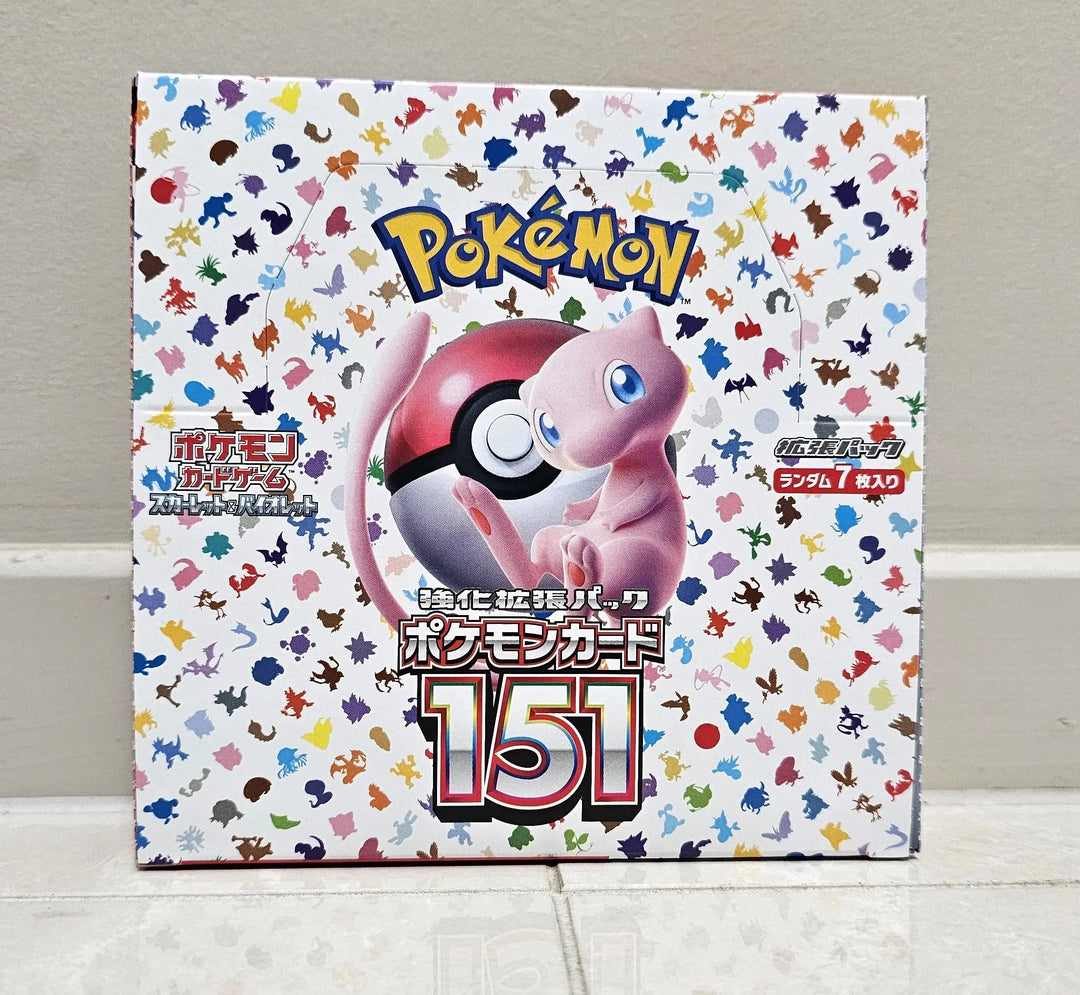 Pokemon 151 Booster Box - Japanese Pokemon TCG - GD Games